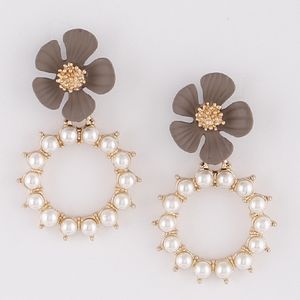 Pearled Flower earring